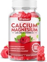 Kalsium Magnesiumsinkki D3-vitamiinilisällä, sokerittomat kalsiumtikut miehille, suuri absorptio Sinkkitikut luu- ja lihasterveyteen, kasvisvadelmamamaku - 60