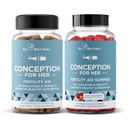 Eu Natural Conception hänen kapselit & Gummies Bundle 