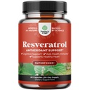 Nuori Trans Resveratrol täydennysosa - Resveratrol kapselit AMPK aktivoija Cellular Health & Vitality - AMPK Metabolic aktivaattori aineenvaihdunta Boost & Cellular tehokkuutta - 60