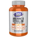 NYT Sports Nutrition, Arginiini & Sitruliini 500 mg/ 250 mg, aminohapot, 120 Veg- kapselia