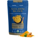 Earth Echo Golden Bliss, Organic Turmeric Superfood Elixir Blend Ashwagandha juuri, MCT öljy ja 4 Sienten Blend lepoun, Immuuneja tukea ja vähentää himoa, Dairy-free, 30 tarjoilua