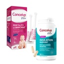 Conceive Plus hedelmällisyys Voiteluaine 8 x 4 Gram-applikoijat ja Ovulaatio tuki Inositol täydentää 120 Count Bundle