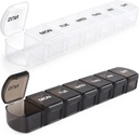 Suuri viikoittain pilleri Organizer 2 Pack,Päivä vitamiineja tapauksessa Box 7 Päivä XL Osasto,Matkusta Friendly Medicine Organizer turskan maksaöljy täydentää