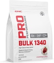 GNC Pro Performance Bulk 1340 Mass Gainer Protein Powder, 50g, Gluteeniton, Whey, Creatiini, BCAA, 3rd Party Tested, Lihasten Recovery & Growth, Micronutrients, Mansikka ja Cream, 9 tarjoilut