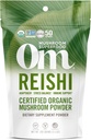 OM MUSHROOM SUPERFOOD Reishi Organic Mushroom Powder, 3,5 Ounce, 50 Servings, Adaptogen, Stressi- ja immuunituki, Superfood Mushroom Supplement