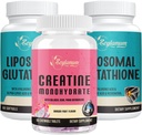 Liposomaalinen Glutationi 2 pakkaus ja kreatiinimonohydraatti 1 pakkaus
