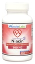 Wonder Laboratories High Potancy Time Release Niacin (Vitamin B3) 500 Mg 100 tablettia, jotka eivät sisällä muuntogeenisiä organismeja, Gluteeniton lisäaine