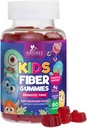 Kuitu Gummies lapsille, Päivittäinen 4g Gummy Fiber Supplement, Prebiootti Ruoansulatusterveys tuki - luonnon kasvi perustuu liukoinen kuitu, tukee Säännöllisyys ja digestio lapsille ei-GMO - 60 Gummies