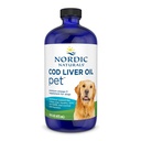 Nordic Naturals Pet Cod Maksaöljy, Mautonta - 16 oz - 1048 mg Omega-3 Per Teaspoon - Kalaöljy koirille EPA & DHA - edistää ihoa, takkia, & Immunoterveys