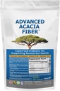 Advanced Acacia Fiber Powder Bundle 2,5 Ibs (40oz) Liukoinen kuitu Vuotavan Gut Repair Powder + Organic Sodium Bicarbonate Alkalinity Alkalinity 2LB
