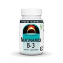 Lähde Naturals Niacinamidi B-3, 100 mg ravintolisä - 250 tablettia