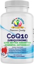 CoQ10 (Ubikinoni) - 30 kapselia - Ultra Better Absorptio Formula - Edistää energiaa ja kestävyyttä - Vegan ja kasvissyöjä Friendly - vapaa keinotekoisista lisäaineista