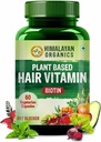 Kasvipohjainen hiusvitamiini Biotiini (60 Veg kapselit) 100% kasviperäisiä NO tunnettuja sivuvaikutuksia - apteekin
