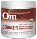 Om Organic Mushroom Superfood Powder, Cordyceps, 100 tarjoilua, energia ja kestävyys tuki täydentää, 7.05 Ounce (paketti 1)