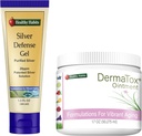 Terveitä tapoja ihonhoito Bundle - 1,78 DermaTox voide ja 1,5 oz Hopea puolustus geeli - Kaikki luonnolliset, kaikki tarkoitukset, turvallinen ja tehokas ihon ravinto