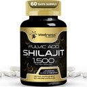 Himalayan Shilajit for Men - 1500 mg Shilajit Capsules for Men, Pure Shilajeet for Women with natural Occursing Fulvic Acid - Shilajet for Enhanced Energy and Immune Support - 120 Count (Pack of 1)
