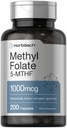 Horbäach Methyl Folate Supplement ... 1000 mikrog... 200 kapselia...