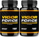 NutraRize (Pakki 2 Vigor Force miesten, korkean suorituskyvyn Mies kapselit, Kaikki luonnon ruokavalio täydentää yleistä terveyttä ja hyvinvointia, viralliset pillerit 50 Review (120 kapselia)