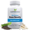 Ultra Premium Bone Formula - Kalsiumkarbonaatti w/Vitamin K2 & D3 - Kalsiumlisät luille - edistää luun vahvuutta, joten voit pysyä aktiivisena - 60 kapselia, 60 päivän toimitus