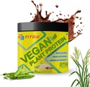 Vegan Plant Protein Powder Pea, Brown Rice Protein 250 g [7 tarjoilua) Tarjoilu Määrä-36 G 27 G Protein Per Serving, Glutamiini -4,35gm BCAA-3,53GM