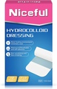10 Count Hydrocolloid Bandges Suuret, 2" x 4" Hydrocolloid Wound pukeutuminen Extra ohut valo exudate, Hydrocolloid Gel Bandges Nopea paraneminen
