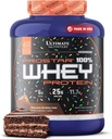 Ultimate Nutrition Prostar Whey Protein Powder Isolate, Chocolate Syntymäpäiväkakku - Low Carb, High Protein Powder Shake for Muscle Gain & Recovery - Alhainen natrium, matala rasva & Keto Friendly - 5.28 lbs Tub