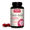 Jarow Formulas® Toco-Sorb Cardiovascular Health and Brain Function Tuki, korkea imeytyminen Formula, Tokotrienoli-Tokoferoli Complex ja E-vitamiini, 60 Softgels, 30 päivän tarjonta