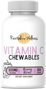 C-vitamiini Pureskelee 500 mg C-vitamiinia askorbiinihappona tarjoilua kohti.