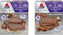 Atkins Endulge Treat Bars, Crunchalicious & Almond Craze Makuja, 1-2g Net Carbs, 1g sokeria, hyvä kuitulähde, Keto Friendly, 16