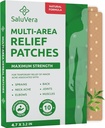 Patchs - Extra Large Heat Patchs - Maximum Strength Natural Muscle & Joint Relief Back Patchs - Nopea-Acting, Gentle Skin, Hot Patches takaisin, olkapää, Kaula, Polvi ja jalka, 10 Pack (L)