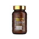 Tohtori Sosnowskin BioActive Sea Moss 8-in-1 Formula Rikastettu musta siemen, Ashwagandha, Turmeric, Manuka Honey, Lion's Mane, Royal Jelly, Bee Propolis Extract ... 60 kapselia