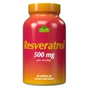 Resveratrol 1000 mg Alfa-vitamiinit - Tehokas antioksidantti, auttaa estämään solujen vaurioita - Tukee aivojen toimintaa, kardiovaskulaarinen terveys, aineenvaihdunta, anti-aging vaikutukset - 60 kapselia