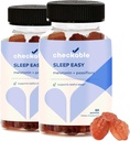 Checkable® Melatoniinin Gummy - 120 Count - Melatoniini, Passiflora, ja B6-vitamiini - Gluteenimaksu, Vegan, ja ei-GMO