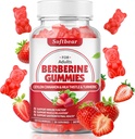 softbear berberiini Ceylon kaneli Gummies Organic berberine HCL 1500 mg aineenvaihduntaa Immuuniterveys Sokeriton berberiini täydentää mansikka maku 60 kreivi
