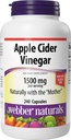 Webber Naturals Apple Siideri Viinietikka Kapselit äidin kanssa, 1500 mg per tarjoilu, korkea teho, 240 kapselia, Natural Digestion Support, Sokeri, Meijeri & Gluteeniton