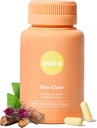 Ovira ihon kirkas ZINCBRIGHT - 60 kapselia kirkasta ja hehkuvaa ihoa Rosacea & Hormonaalinen akne hoito C-vitamiinia . Tuki Kollageenin tuotanto.