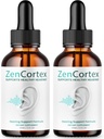 (2 pakkaus) Zencortex Tinnitus Relief - Virallinen kaava - Zencortex Drops korvat, Zen Cortex 24 Tinnitus Drops Liquid Supplement Reviews, Zen Cortex kuulotuki Formula, Zencortex Oral (4oz)