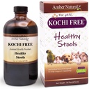 Amber NaturalZ Kochi vapaa kasviperäisten täydentää koirille, kissat, linnut, kanit, ja Guinean siat ... Tukee terve Bowel toiminto ...Luonnollinen tuki Ruoansulatustasapainoa 16 neste Ounce lasipullo