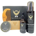 Parta Kasvu Kit - Parta Kasvuöljy - Parta Shampoo - Sandalwood Comb - Karjaharja, Parta Balm - Luonnollinen - Kosteuttava - Treoling- Defrizing