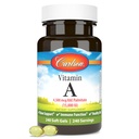 Carlson - A-vitamiini, 15000 IU Palmitaattia (4500 mikrog RAE), Vision Health & Healthy Skin, Immuunifunktio, 240 Softgels