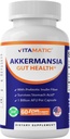 Vitamatic Akkermansia Muciniphila Gut Health - 60 DR-kapselia (poistettu) - valmistettu prebioottisella inuliinikuidusta