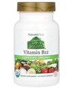 Natures Plus Lähde Life Garden Certified Organic Vitamiini B12-1000 mcg metyylikobalamiini, 60 vegaaninen kapselit - Koko ruoka B12 täydentää - Energia Boost - Kasvisruokaa, Gluteeniton - 30 tarjoilua