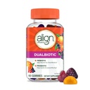 Align Dualibiootti, Prebiootit ja Probiootit naisille ja miehille, Probiootit digestiivinen terveys, Prebiootit Ohje Neurish Hyvät bakteerit, Natural Fruit Flavors, 60 Probiootti Gummies