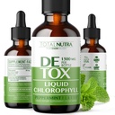 Nestemäinen klorofylli Drops 50mg: Vegan klorofylli neste drops for Natural Energy Boost, Immuuni tuki, Body Detox for Skin Care, Internal Deodorant Mint Flavor, non-GMO, Gluten Free Total Nutra 2oz