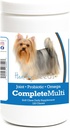 Terveet rodut Yorkshire Terrier Kaikki yksi monivitamiininen pehmeä puru