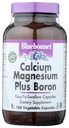 BlueBonnet Kalsium Magnesium Plus Boron kasvissyöjäkapselit, valkoinen, 180