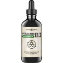 Nestemäinen B3-vitamiini (niasiiniamidina) täydennysosa - ei flush muodossa Niasiini - nopea imeytyminen - Mukava Niasiini tipat naisille ja miehille - 4 oz (120 ml)