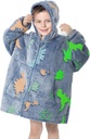 MeMoreCool Wearable Blanket Kids Blanket Hoodie, Hooded Blanket Kids Mukava Blanket Sweatspaita, Toddler Blanket Hood