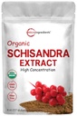 Organic Schisandra Extract Powder, 8 Ounce, perinteinen Adaptogen ja Filler ilmaiseksi, puhdas Schisandra täydentää, tukee maksa Detox ja Cognitive Health, ei muuntogeenisiä organismeja