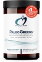 Designs for Health PaleoGreens - yli 90% Organic Super Green Shake Powder with Vihannekset, Marjat, Entsyymit + hapettumisenestoaineet - ei-GMO Drink Mix, makuamaton + makeuttamaton (30 tarjoilua / 270 g)